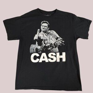 Jim Marshall Clothing Johnny Cash "The Bird" Men's Large T-shirt - Excellent